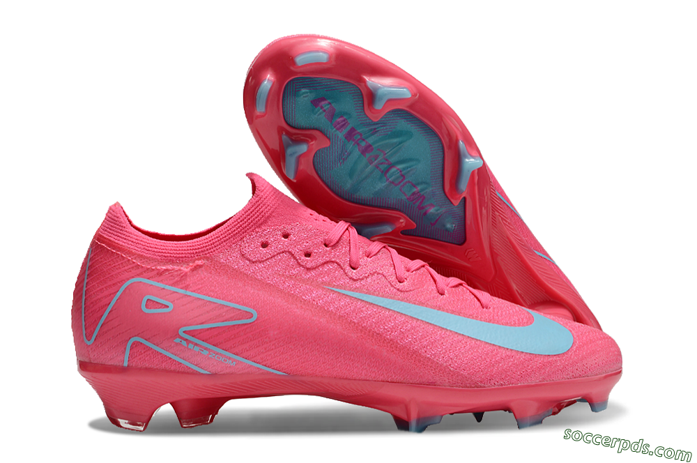 Nike Air Zoom Mercurial Vapor 16 Elite FG Low-Tops Football Boots - Red/Jade 1