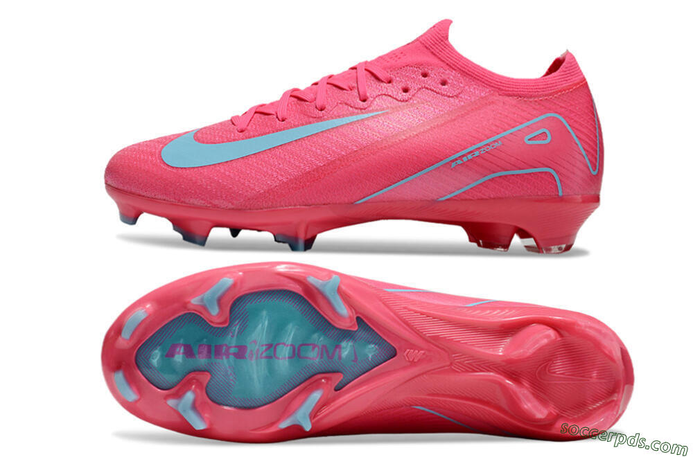 Nike Air Zoom Mercurial Vapor 16 Elite FG Low-Tops Football Boots - Red/Jade 0