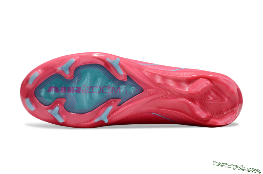 Nike Air Zoom Mercurial Vapor 16 Elite FG Low-Tops Football Boots - Red/Jade 6
