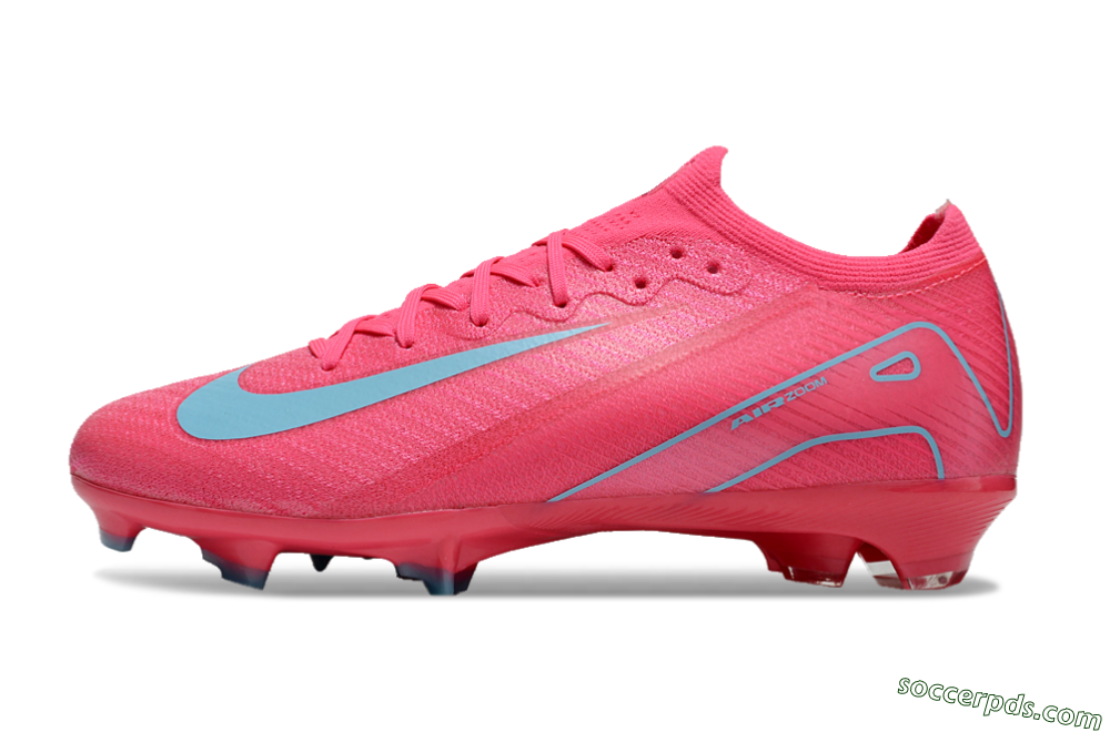 Nike Air Zoom Mercurial Vapor 16 Elite FG Low-Tops Football Boots - Red/Jade 2