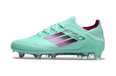 Adidas F50 Elite FG Low-Tops Football Boots - Jade/Purple/Black