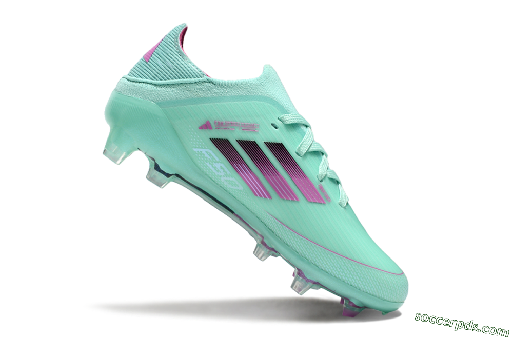 Adidas F50 Elite FG Low-Tops Football Boots - Jade/Purple/Black 4