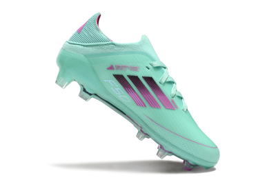 Adidas F50 Elite FG Low-Tops Football Boots - Jade/Purple/Black