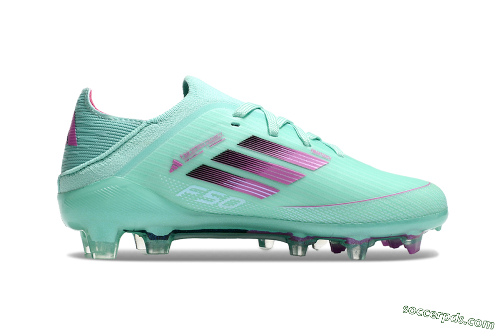 Adidas F50 Elite FG Low-Tops Football Boots - Jade/Purple/Black 6