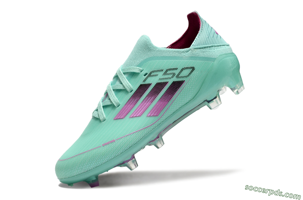 Adidas F50 Elite FG Low-Tops Football Boots - Jade/Purple/Black 5