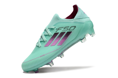 Adidas F50 Elite FG Low-Tops Football Boots - Jade/Purple/Black
