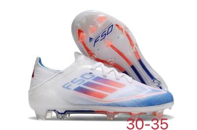 Adidas F50 Elite FG Low-Tops Football Boots - White/Blue/Red