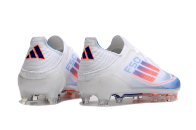 Adidas F50 Elite FG Low-Tops Football Boots - White/Blue/Red