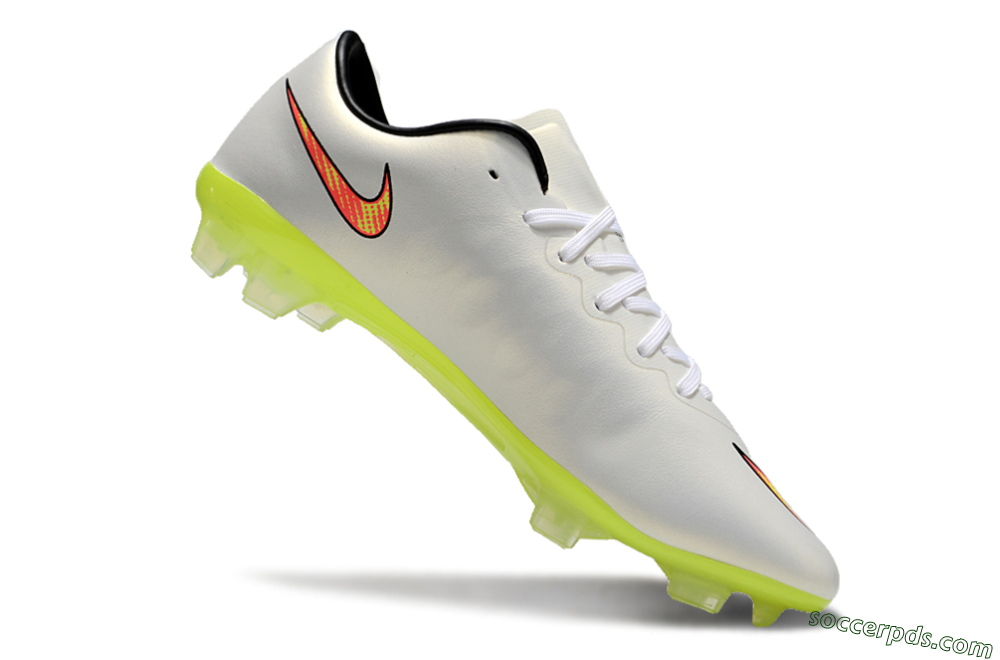 Nike Mercurial Vapor 10 FG Low-Tops Football Boots - Beige/Red/Yellow 4