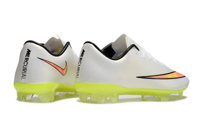 Nike Mercurial Vapor 10 FG Low-Tops Football Boots - Beige/Red/Yellow