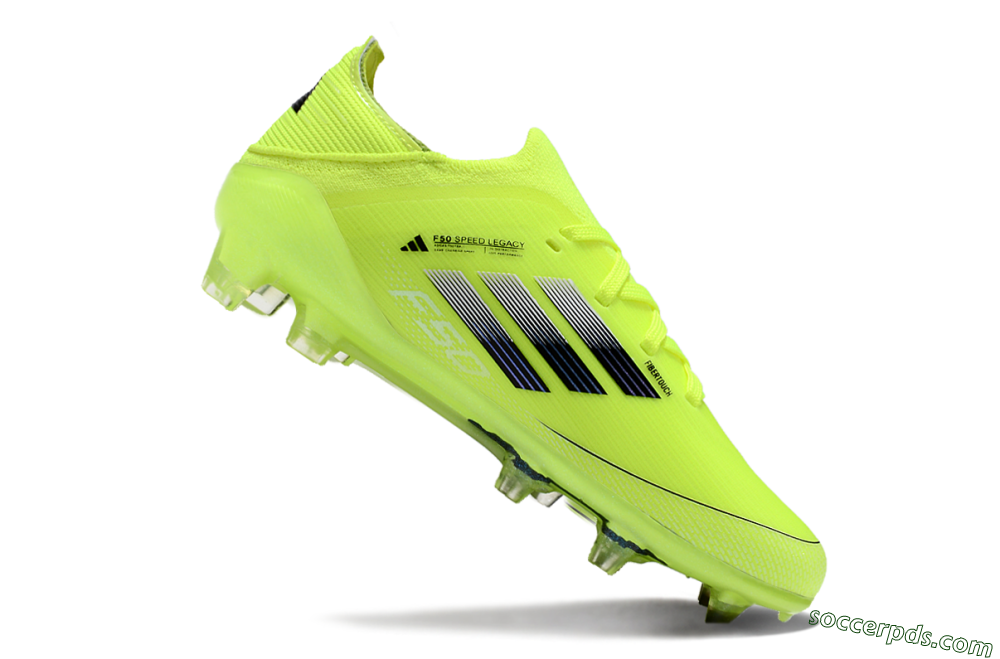 Adidas F50 Elite FG Low-Tops Football Boots - Yellow/Black 4