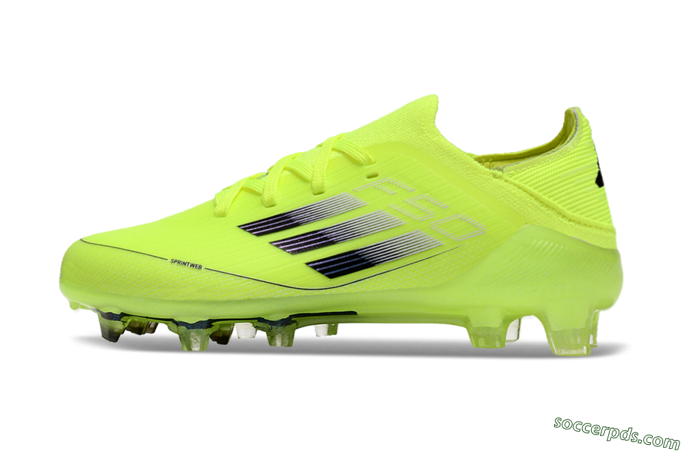 Adidas F50 Elite FG Low-Tops Football Boots - Yellow/Black 2