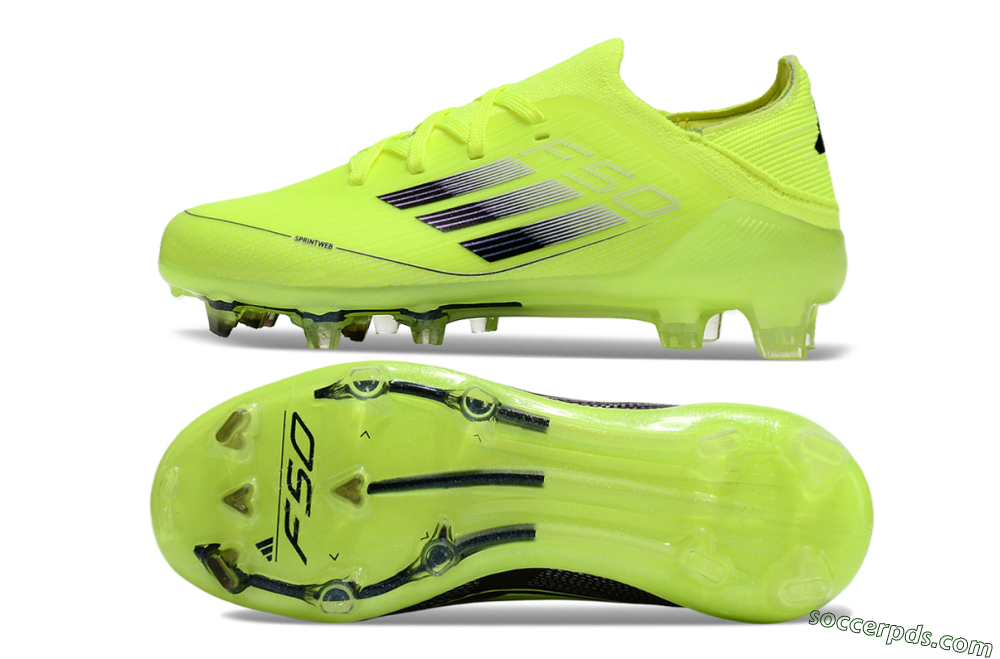 Adidas F50 Elite FG Low-Tops Football Boots - Yellow/Black 0
