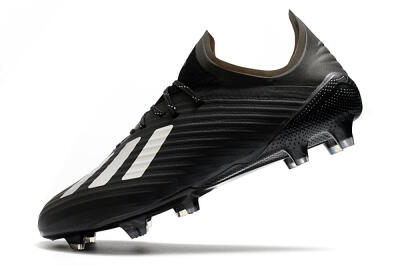 Adidas X 19.1 FG Low-Tops Football Boots - Black/White/Blue