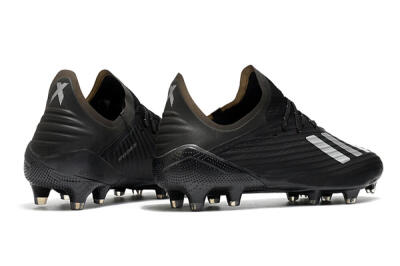 Adidas X 19.1 FG Low-Tops Football Boots - Black/White/Blue