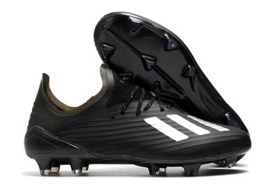 Adidas X 19.1 FG Low-Tops Football Boots - Black/White/Blue