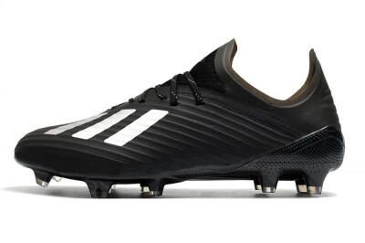 Adidas X 19.1 FG Low-Tops Football Boots - Black/White/Blue