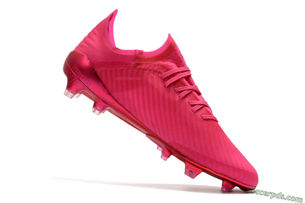 Adidas X 19.1 FG Low-Tops Football Boots - Pink/Red/Gold 4