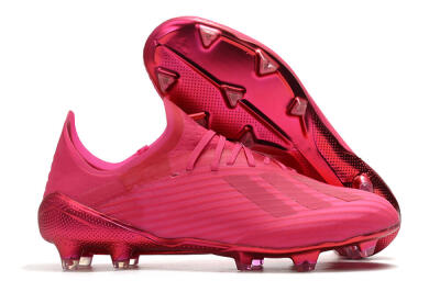 Adidas X 19.1 FG Low-Tops Football Boots - Pink/Red/Gold