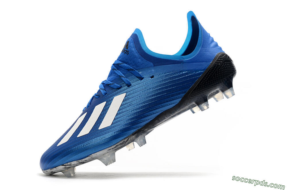 Adidas X 19.1 FG Low-Tops Football Boots - Blue/White/Black 5