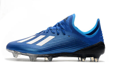 Adidas X 19.1 FG Low-Tops Football Boots - Blue/White/Black