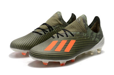 Adidas X 19.1 FG Low-Tops Football Boots - Green/Orange/White