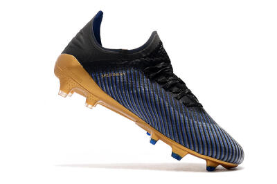 Adidas X 19.1 FG Low-Tops Football Boots - Blue/Black/Gold