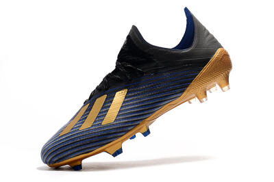 Adidas X 19.1 FG Low-Tops Football Boots - Blue/Black/Gold