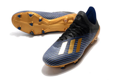 Adidas X 19.1 FG Low-Tops Football Boots - Blue/Black/Gold