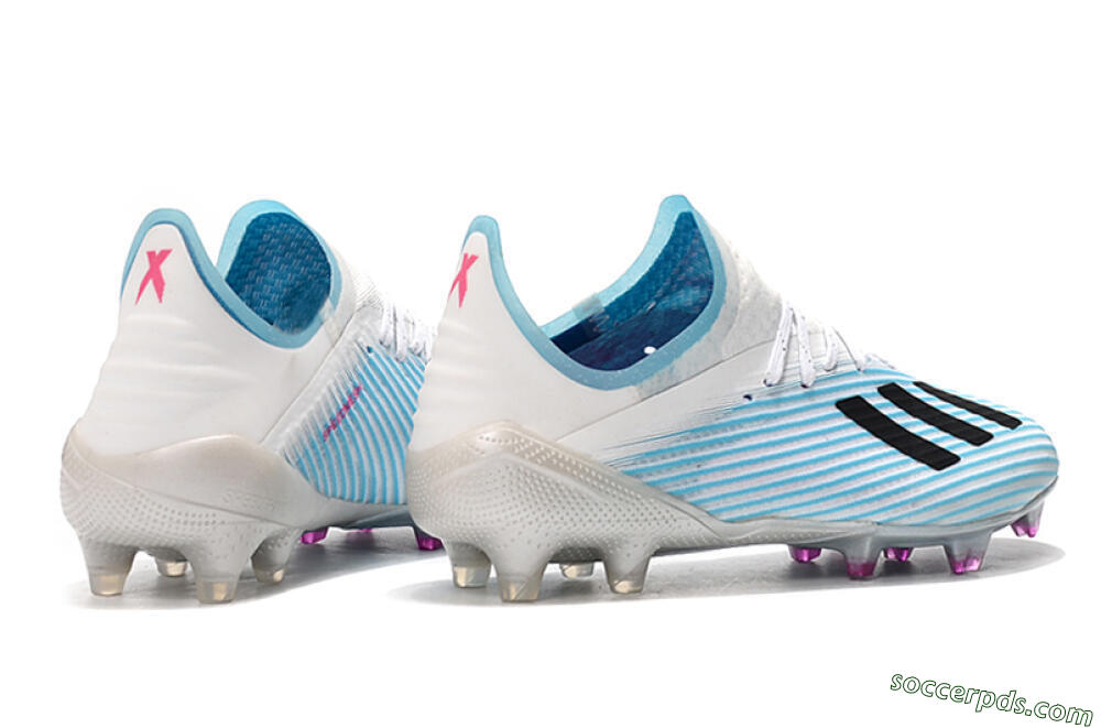 Adidas X 19.1 FG Low-Tops Football Boots - Jade/Black/White 9