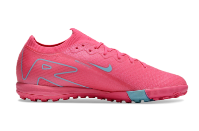 Nike Air Zoom Mercurial Vapor 16 Elite TF Low-Tops Football Shoes - Pink/Red/Jade