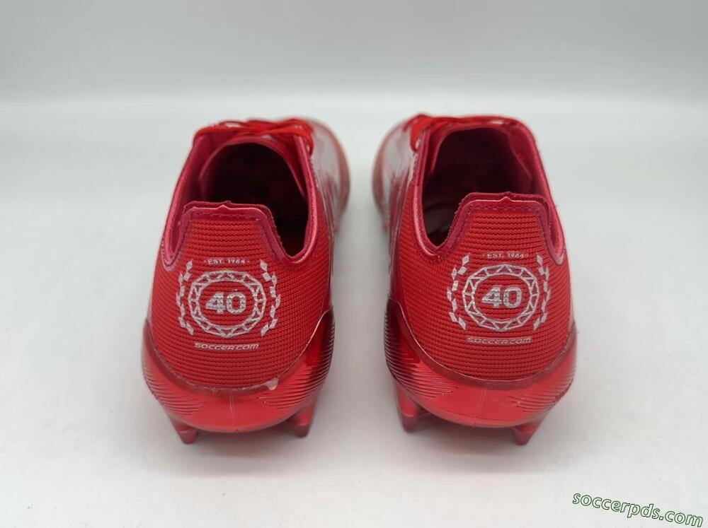 Adidas F50 Elite FG Low-Tops Football Boots - Red/Silver/White