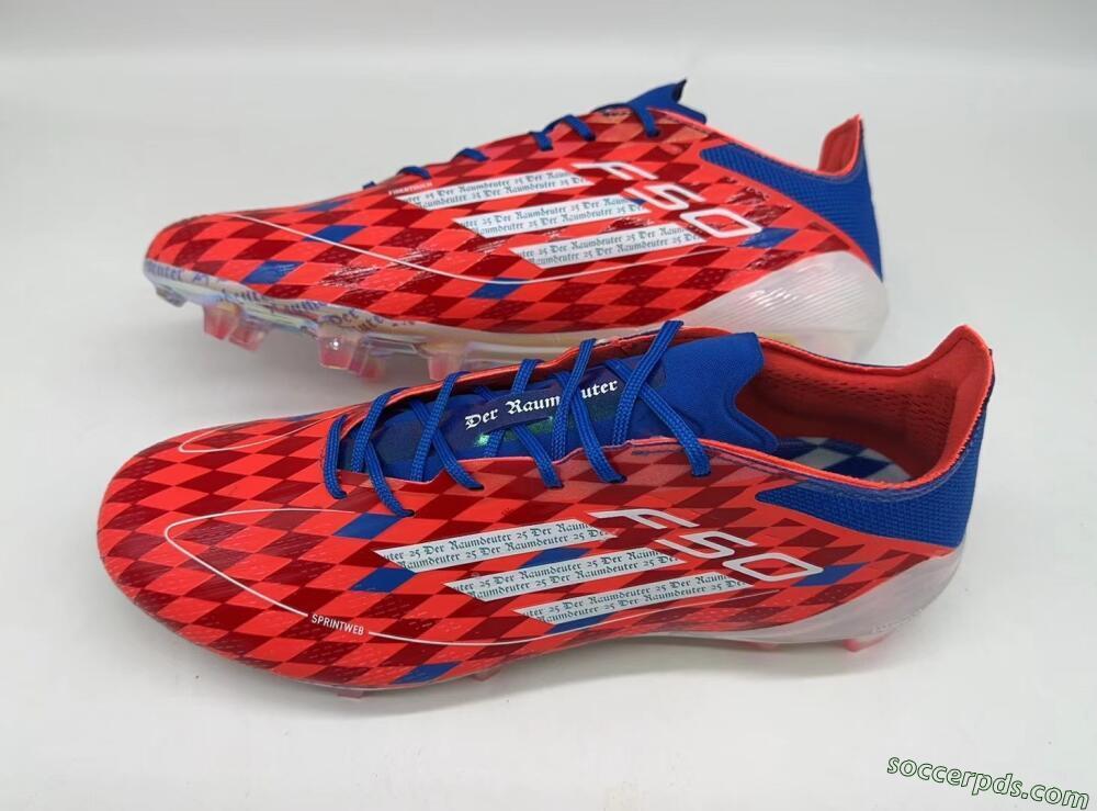 Adidas F50 Elite FG Low-Tops Football Boots - Red/White/Blue