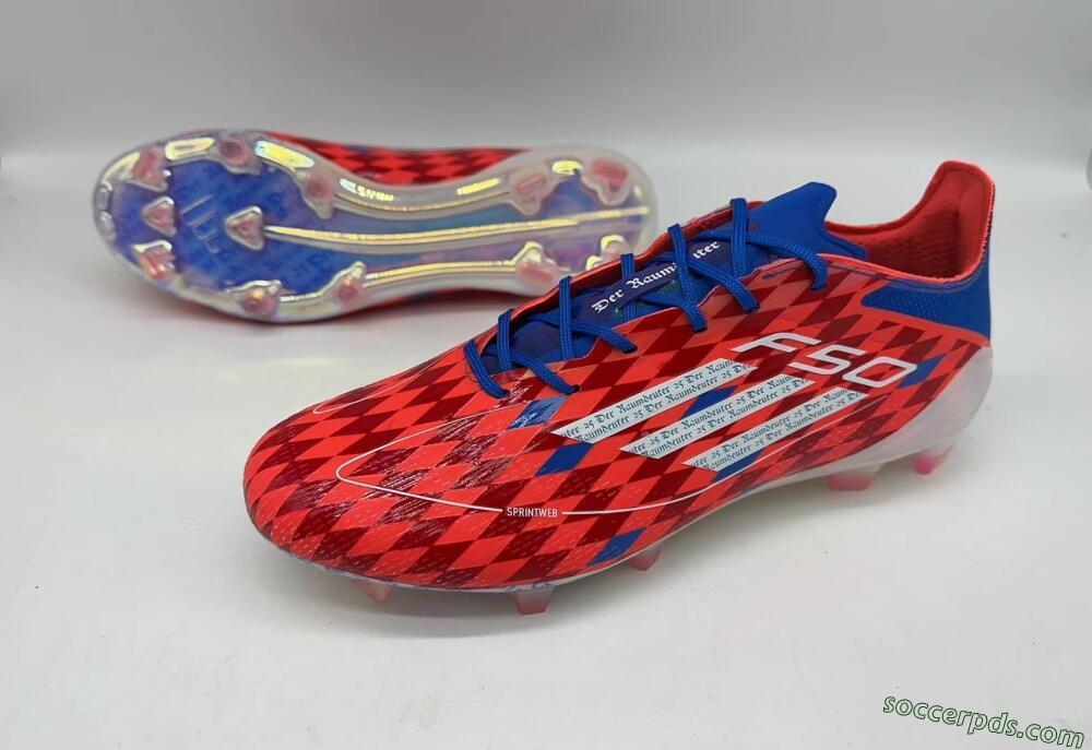 Adidas F50 Elite FG Low-Tops Football Boots - Red/White/Blue