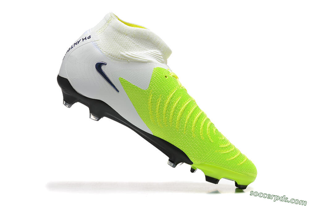 Nike Phantom Luna Elite FG High-Tops Football Boots - Yellow/Blue/White 7