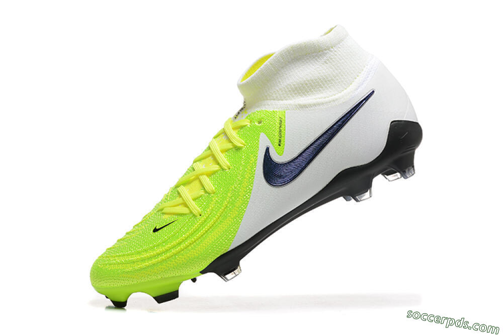 Nike Phantom Luna Elite FG High-Tops Football Boots - Yellow/Blue/White 8