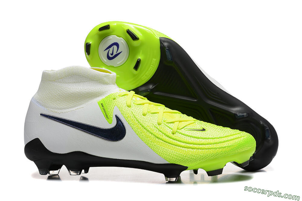 Nike Phantom Luna Elite FG High-Tops Football Boots - Yellow/Blue/White 1