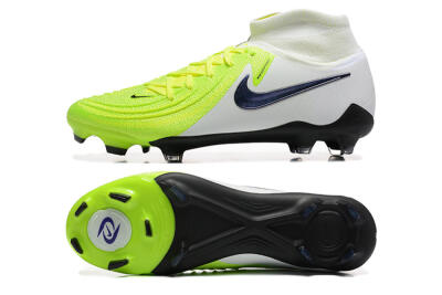 Nike Phantom Luna Elite FG High-Tops Football Boots - Yellow/Blue/White