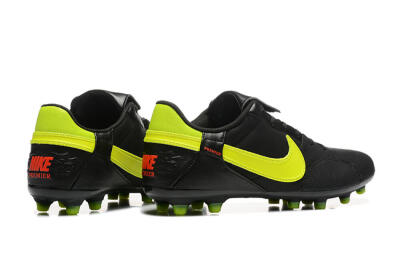 Nike The Premier 3 FG Low-Tops Football Boots - Black/Yellow/Red