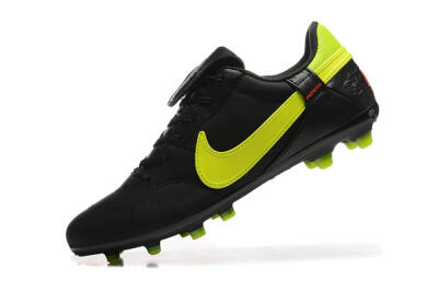 Nike The Premier 3 FG Low-Tops Football Boots - Black/Yellow/Red