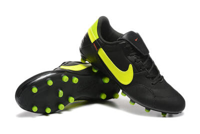 Nike The Premier 3 FG Low-Tops Football Boots - Black/Yellow/Red
