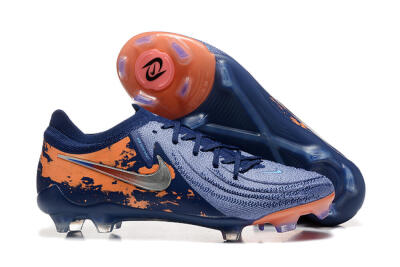 Nike Phantom Luna Elite FG Low-Tops Football Boots - Blue/Orange/Silver