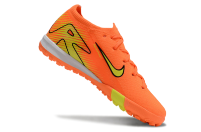 Kids Nike Air Zoom Mercurial Vapor 16 Elite TF Low-Tops Football Shoes - Orange/Yellow/Black/White