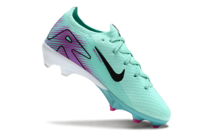 Kids Nike Air Zoom Mercurial Vapor 16 Elite FG Low-Tops Football Boots - Jade/Purple/Black/White