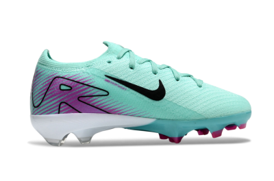 Kids Nike Air Zoom Mercurial Vapor 16 Elite FG Low-Tops Football Boots - Jade/Purple/Black/White