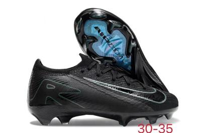Kids Nike Air Zoom Mercurial Vapor 16 Elite FG Low-Tops Football Boots - Black/Green/Blue