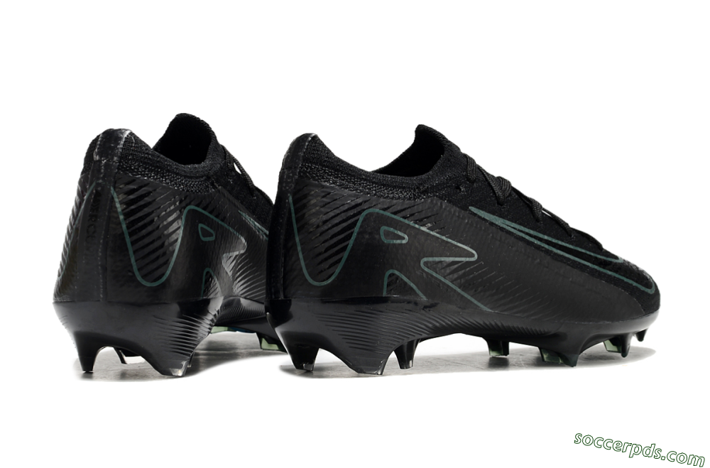 Kids Nike Air Zoom Mercurial Vapor 16 Elite FG Low-Tops Football Boots - Black/Green/Blue 7