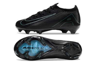 Kids Nike Air Zoom Mercurial Vapor 16 Elite FG Low-Tops Football Boots - Black/Green/Blue