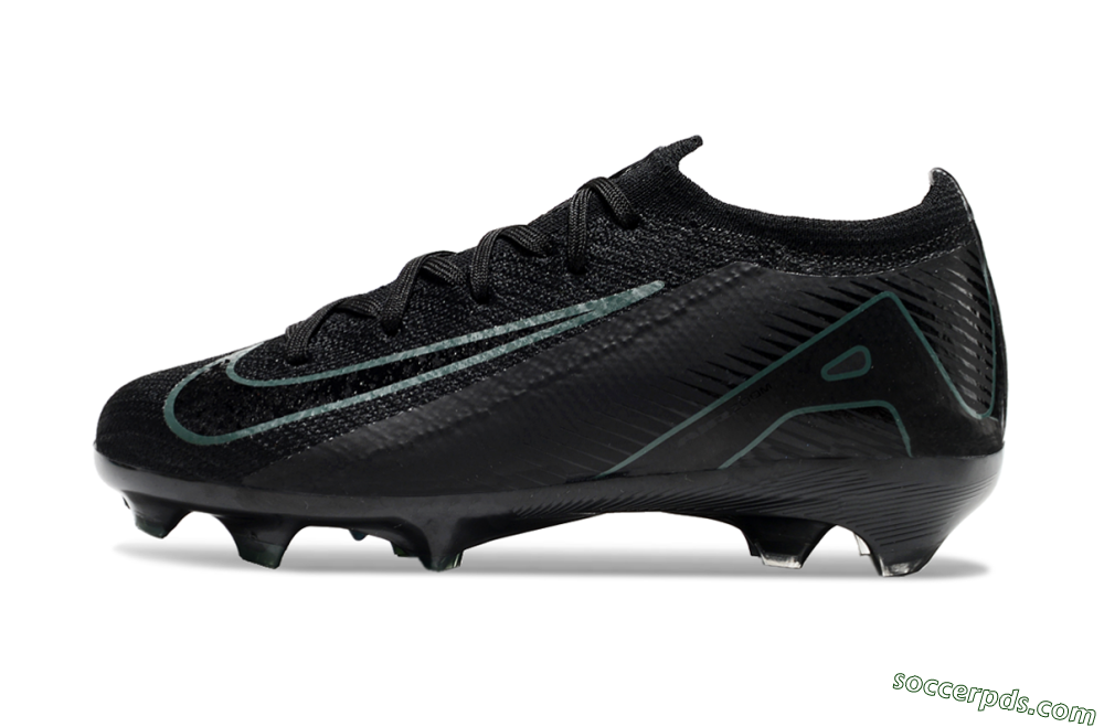 Kids Nike Air Zoom Mercurial Vapor 16 Elite FG Low-Tops Football Boots - Black/Green/Blue 2