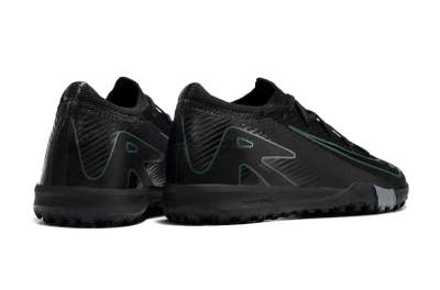 Kids Nike Air Zoom Mercurial Vapor 16 Elite TF Low-Tops Football Shoes - Black/Green/Silver
